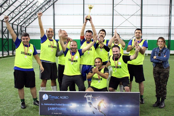 Timac Agro Avrasya 1. Geleneksel Futbol Turnuvası Şampiyonu "Lithamix"